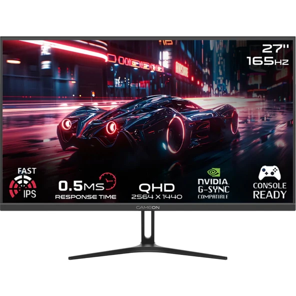 Gameon 27" 165Hz 0,5Ms QHD IPS Monitör