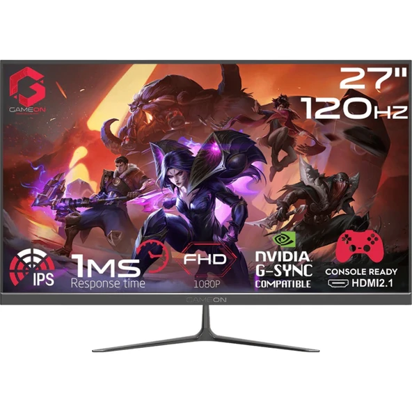 Gameon 27" 120Hz 1Ms FHD IPS Monitör