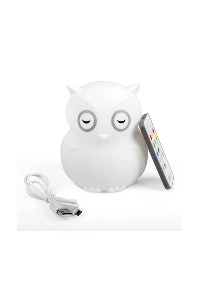 Bblüv Hibü Silikon Led Gece Lambası Beyaz