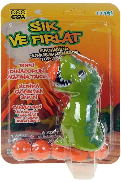 Erpa Sık ve Fırlat (Dinozor)