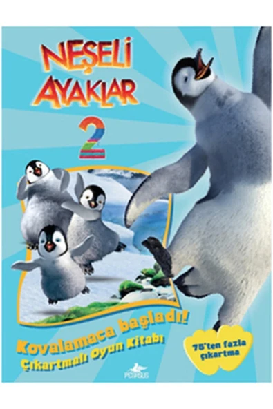 Neşeli Ayaklar 2 - Çıkartmalı Oyun Kitabı - Kolektif