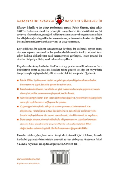 Sabah 5 Kulübü: Sabahlarını Kucakla Hayatını Güzelleştir - Robin Sharma - 2