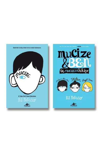 Mucize Serisi Seti Ciltli 2 Kitap - Mucize + Mucize ve Ben & R. J. Palacio