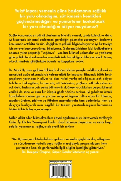 Gıda: İyi de Ne Yemeliyim? - Mark Hyman - 2