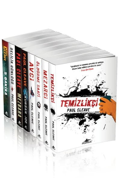 Paul Cleave Polisiye Gerilim Kitapları Koleksiyonu Takım Set 8 Kitap