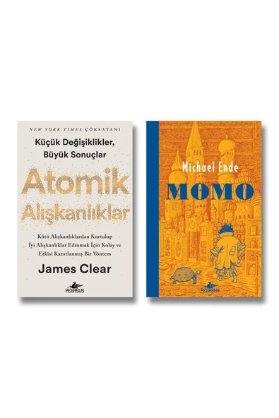 Atomik Alışkanlıklar - Momo 2 Kitap Set James Clear Michael Ende