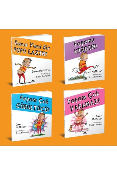 Bana Yeni Bir Popo Lazım Serisi Set (4 Kitaplık Set) - Dawn McMillan