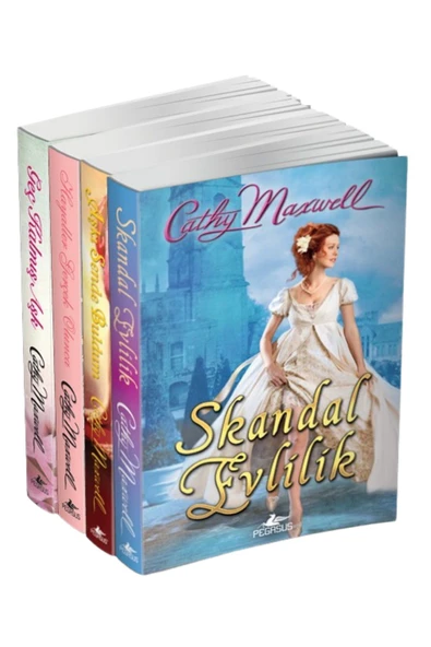 Cathy Maxwell Romantik Tarihi Romans Kitaplar Koleksiyonu Takım Set 4 Kitap