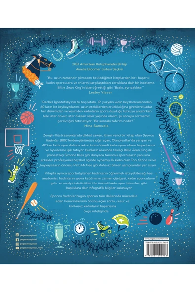 Sporcu Kadınlar: Kazanmak İçin Oynamış 50 Korkusuz Sporcu (Ciltli) - Rachel Ignotofsky - 3