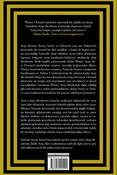 Arap Alevilerinin Tarihi: Orta Çağ Halep Döneminden Türkiye Cumhuriyeti Dönemine - Stefan Winter - 2