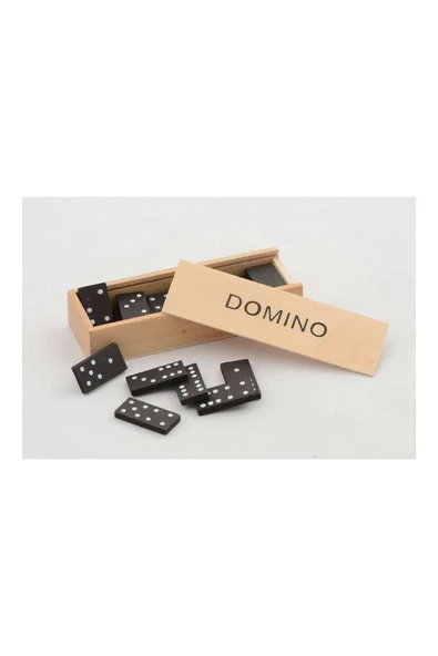 Ahşap Kutulu Domino