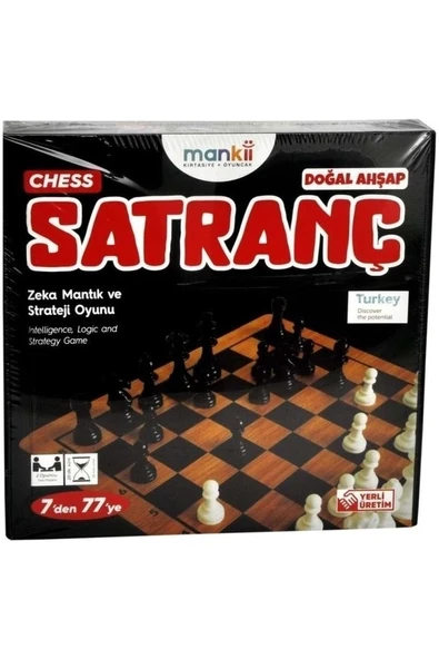 Gns Store Satranç Ahşap Mankii