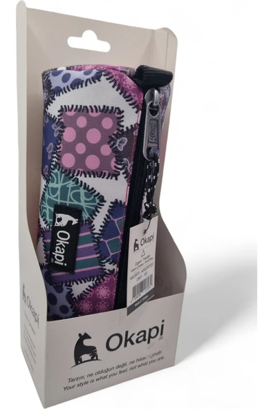 Okapi Kalem Çantası Karışık Desen OKP-103AS  Okapi