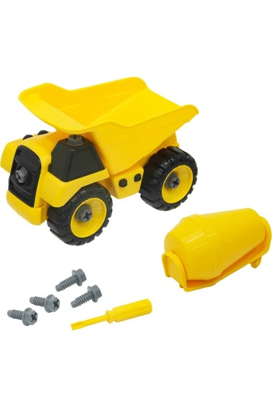 Can-Em Oyuncak Sök Tak Dozer ve İnşaat Seti 17 Parça