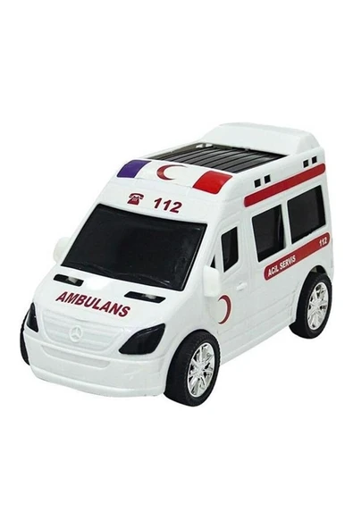Karakuş Oyuncak Sürtmeli Ambulans Aracı 25 cm