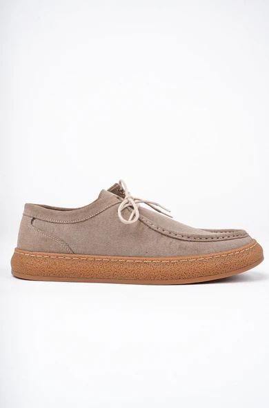 Muggo SANCHEZ Klasik Hakiki Deri Günlük Ortopedik Bağcıklı Erkek Casual Ayakkabı - 10