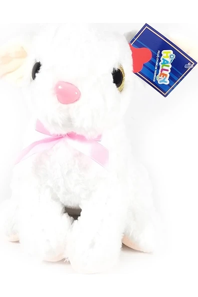 Halley Oyuncak Peluş İri Gözlü Şirin Tavşan 25 cm Uyku Arkadaşı