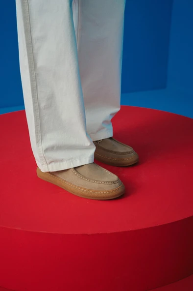 Muggo SANCHEZ Klasik Hakiki Deri Günlük Ortopedik Bağcıklı Erkek Casual Ayakkabı - 6