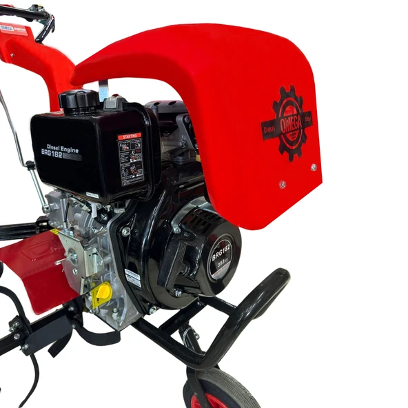 Omega B310BD Dizel BRG182 Motorlu Tekerli Çapa Makinesi 7 Hp - 4