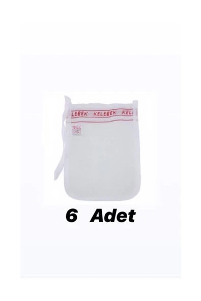 Kelebek Kalın Kese 6'li Sert Hamam Kese Gelin Kesesi