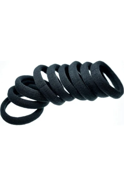 Lastik Toka Ince Siyah Esnek 15 Adet