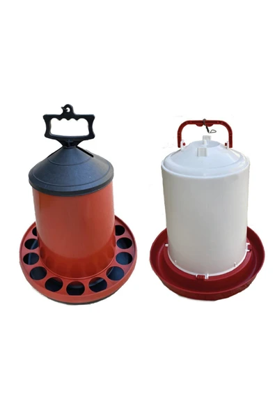 Tavuk Suluğu 10 Litre Ve 10 Litre Tavuk Yemliği