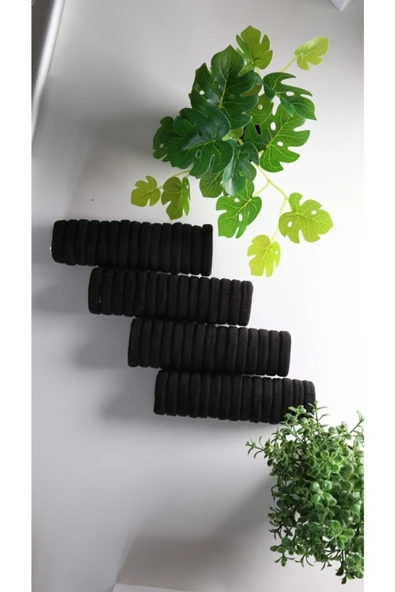 Lastik Toka Ince Siyah Esnek 15 Adet - 2