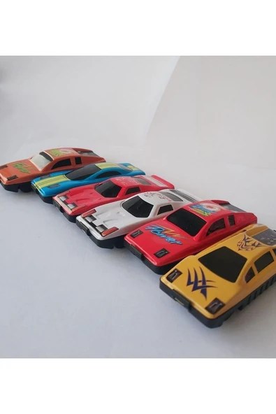 6 'lı Metal Araba - Resim 2