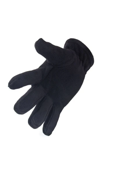 Siyah Termal Kışlık Polar Eldiven - 3