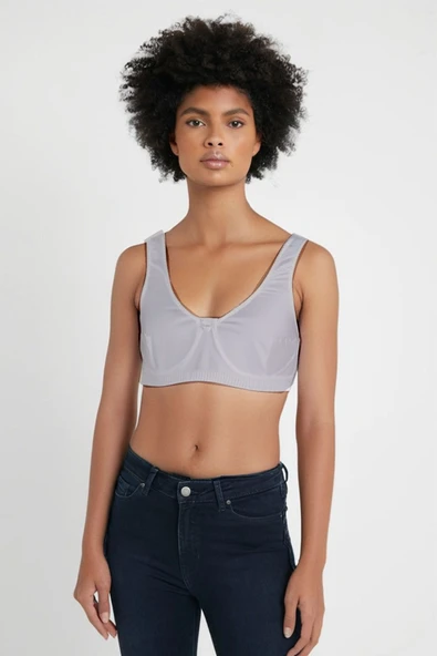 Anne Yarım Atlet Gri 3 Adet - 2