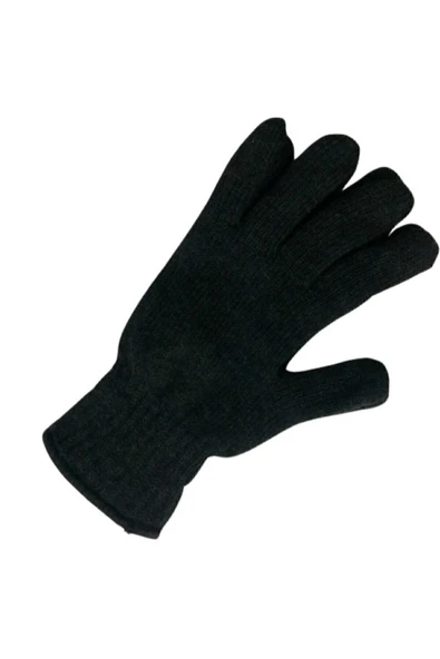 Unisex Siyah Termal Kışlık Kaliteli Polar Eldiven - 2