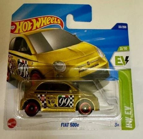 Hot Wheels Fiat 500e 3/10 35/250 Model Araba