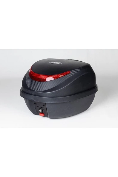 Rexx Motosiklet Arka Çanta 32lt Siyah Topcase Supermoto - 5