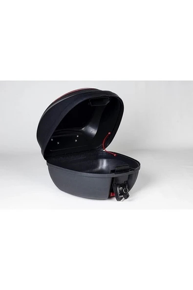 Rexx Motosiklet Arka Çanta 32lt Siyah Topcase Supermoto - 7
