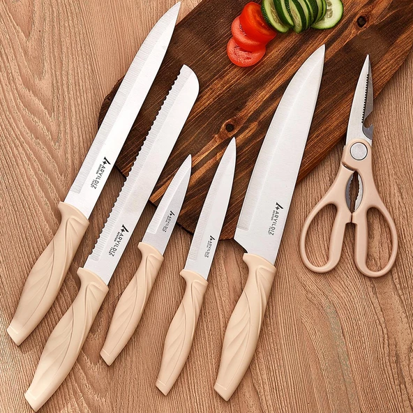 Aryıldız Benton 7 Parça Blok Bıçak Seti 260005 - Resim 2