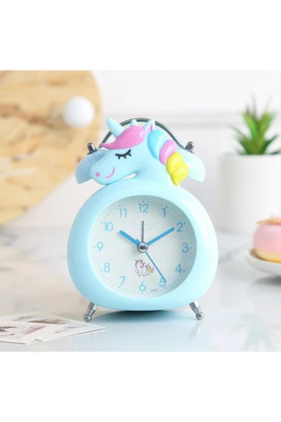 Dekoratif Masa Üstü Unicorn Çalar Saat