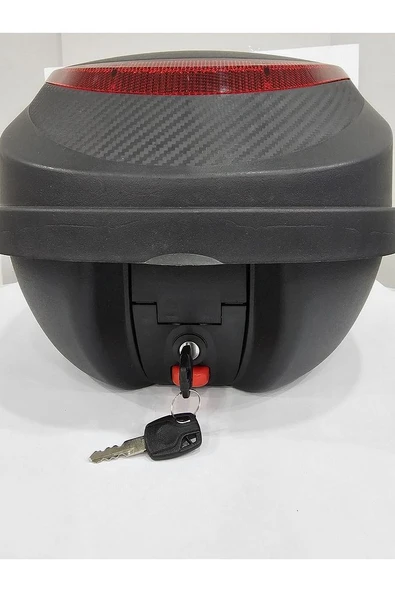 32 Litre Motorsiklet Bagaj Çantası Suya Dayanıklı Sök Tak Özellik Siyah Motorcu Sepeti Supermoto - Resim 3