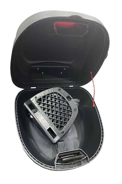 32 Litre Motorsiklet Bagaj Çantası Suya Dayanıklı Sök Tak Özellik Siyah Motorcu Sepeti Supermoto ürün görseli 1