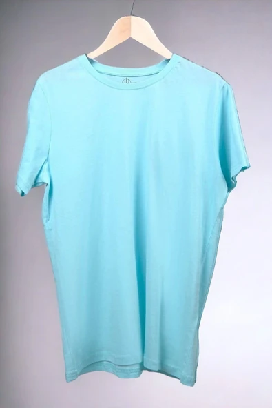 Unisex Rahat Kalıp 5'li T-shirt Pembe - Turkuaz - Kırmızı - Sarı - Beyaz - 4