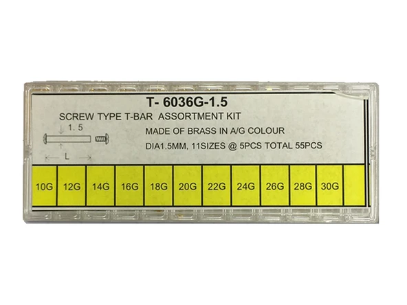 1,5 VİDALI PİM SET (GOLD) - Resim 2