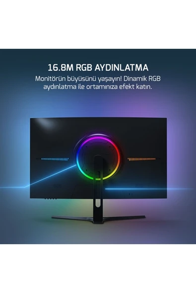 Gamepower Vivid F20 27'' 1 ms Full HD Curved 120 Hz Oyuncu Monitörü - 5