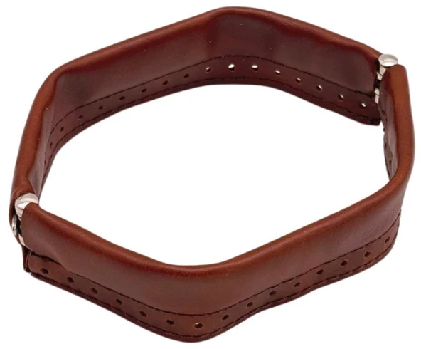 Çanta Aksesuar Taba Renk Derili Metal Çanta Ağzı 18 Cm