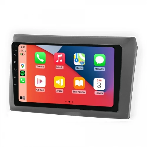 MAYGO  Fiat Stilo 2003-2017 4GB Ram 32GB Hafıza Kablosuz Carplay Android Auto Destekli Multimedya Navigasyonlu Teyp - Resim 2