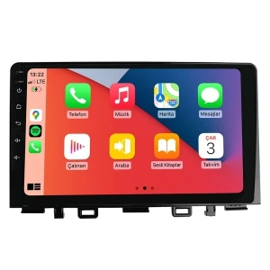 MAYGO  Kia Rio 2017-2023 4GB RAM 64GB Hafıza Kablosuz Carplay Android Auto Destekli Multimedya Navigasyonlu Teyp - 2