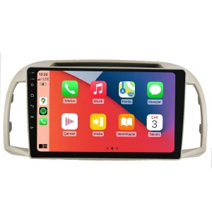 MAYGO  Nissan Micra 2002-2010 4GB Ram 32GB Hafıza Kablosuz Carplay Android Auto Destekli Multimedya Navigasyonlu Teyp - Resim 2