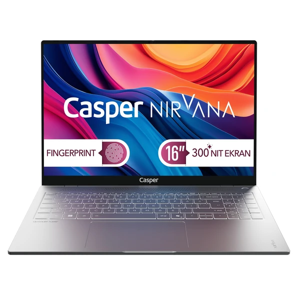 Casper Nirvana S100 300NIT i5-13420H 32GB DDR5 250GB SSD 16" Freedos Laptop S100.1342-DU00X-G-F