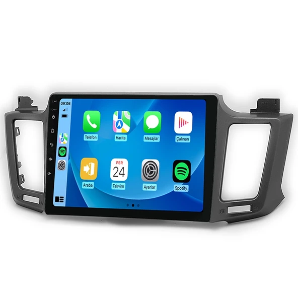 MAYGO  Toyota Rav4 2012-2018 8GB RAM 128GB Hafıza Kablosuz Carplay Android Auto Multimedya Navigasyon ürün görseli