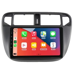 MAYGO  Honda Civic ies 1996-2001  6GB RAM 64GB Hafıza Kablosuz Carplay Android Auto Destekli Multimedya Navigasyonlu Teyp - 2