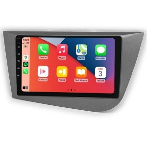MAYGO  Seat Leon 2006-2012 6GB RAM 64GB Hafıza Kablosuz Carplay Android Auto Destekli Multimedya Navigasyonlu Teyp - Resim 2