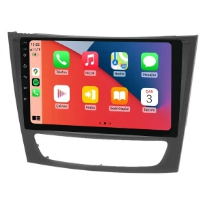 MAYGO  Mercedes Benz E Class CLS Class 2002-2009 8GB RAM 128GB Hafıza Kablosuz Carplay Android Auto Destekli Multimedya Navigasyonlu Teyp - 2